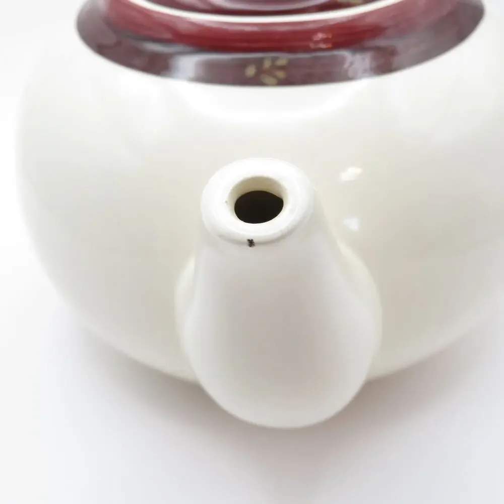 Creative Tops Old Farm House Rooster Chicken Ceramic Teapot Country Kitchen Lid